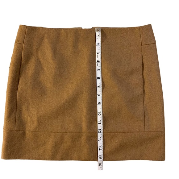 J. Crew Factory Wool Blend Mini Skirt in Camel - Picture 4 of 7